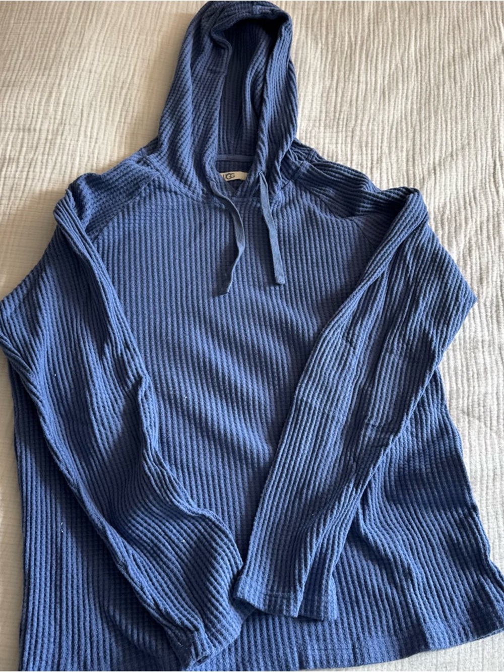 UGG Blue Waffle Hoodie